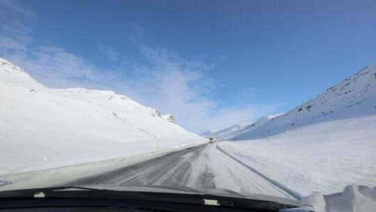 车窗外的风景 冰岛自驾旅行 开车第一视角