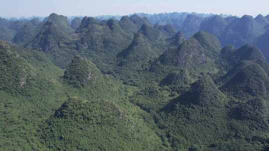 桂林杨堤风景区航拍