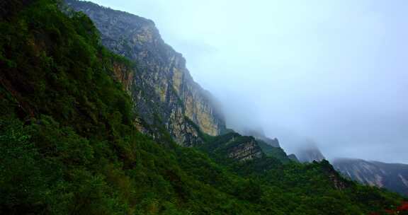 湖北恩施鹿院坪景点延时摄影