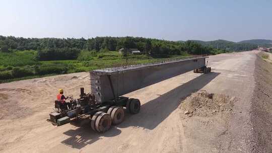 水泥建筑运输 大型机械 道路施工 高架桥梁