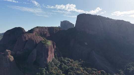 江西弋阳龟峰风景名胜区航拍