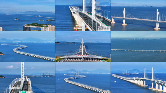 港珠澳大桥高清在线视频素材下载