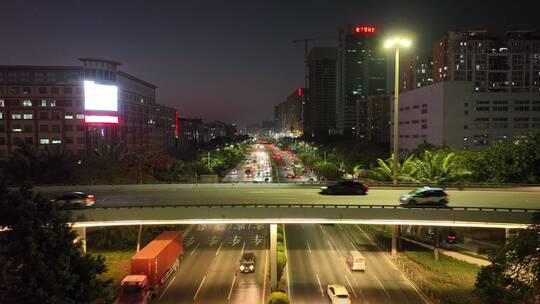 深圳公路夜景4K