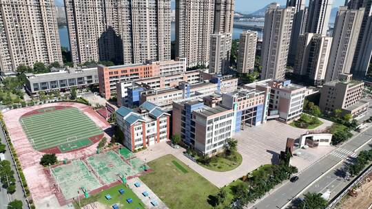 福建省宁德市华侨小学航拍