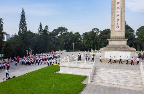 烈士纪念日人民英雄祭奠英烈