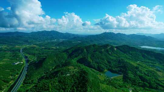 大山山脉延时风光  壮美山河河山风景