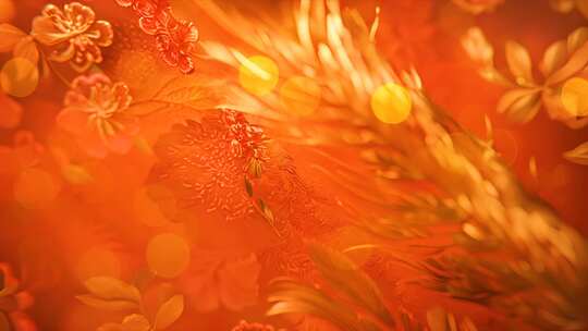 凤凰图案的手工刺绣 裙褂嫁娶绸缎