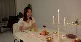 精品 · 浪漫情侣享受烛光晚餐合集高清在线视频素材下载