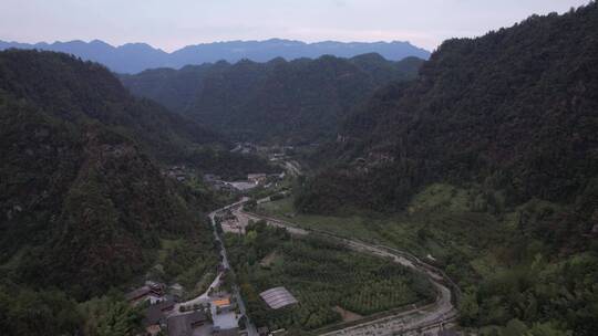 重庆山水黔江4A景区十三寨航拍