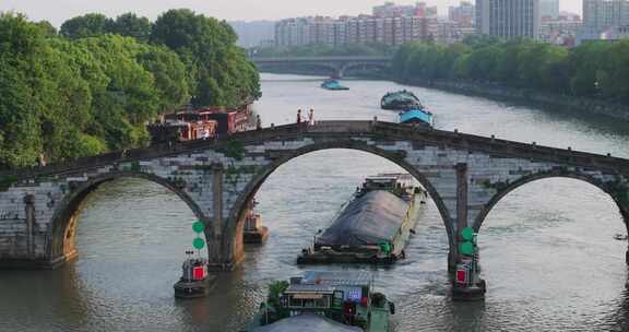 杭州拱墅区京杭大运河拱宸桥桥西历史街区