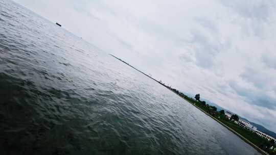 青海湖穿越机航拍