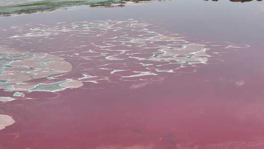 航拍中卫沙漠黄河腾格里沙漠穿越五湖乌兰湖