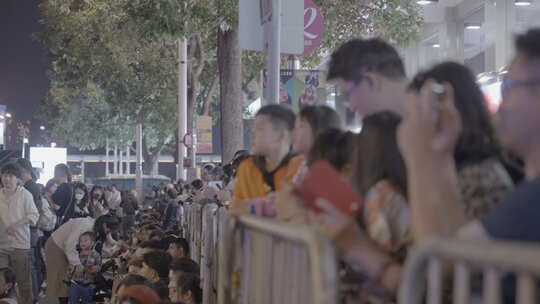 香港跨年夜密集人群