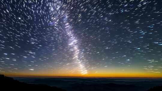 4k星空银河夜空繁星宇宙