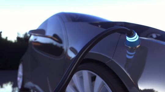 新能源汽车充电桩视频素材模板下载