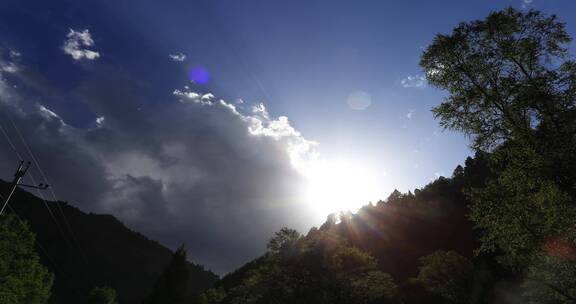 青海互助浪士当景区延时摄影视频