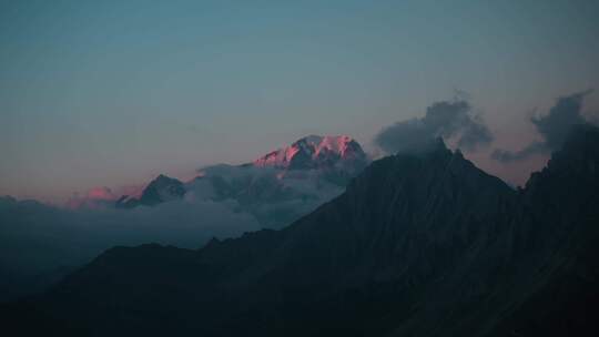 山脉，博福坦，法国，风景