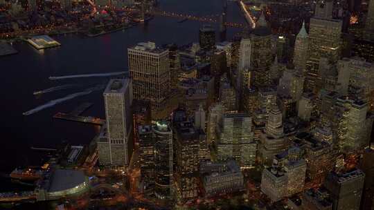 大都会城市景观高层建筑区视频素材模板下载