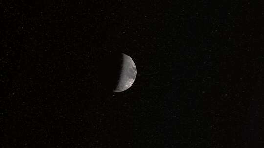 星球天体土星月亮木星视频素材模板下载