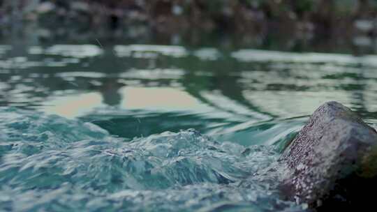 水流特写视频素材模板下载