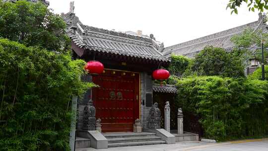 古建筑 古宅 灯笼 宅院