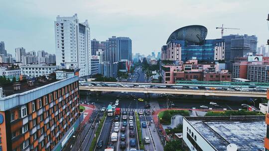 上海沪闵路高架视频素材模板下载