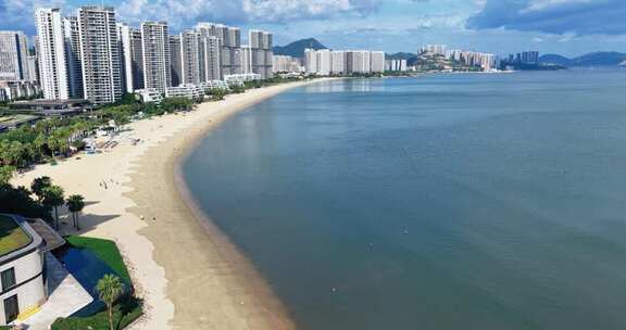 惠州小径湾海滨沙滩航拍0185_D