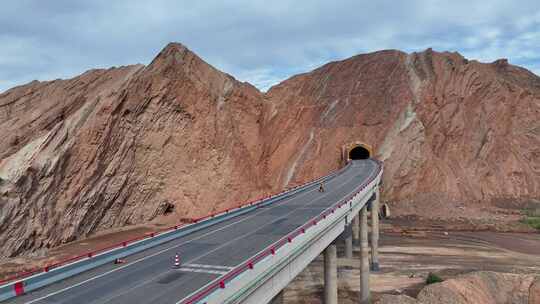 库车独库公路航拍