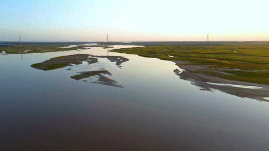 黄河平原水利灌溉河流湿地河道河难