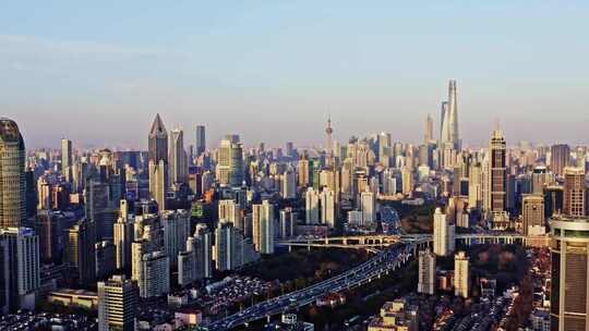 上海航拍南北高架