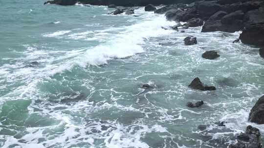 广西北海涠洲岛大海南岸鳄鱼山旅游旅行