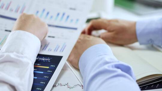财务分析-金融数据统计视频素材模板下载