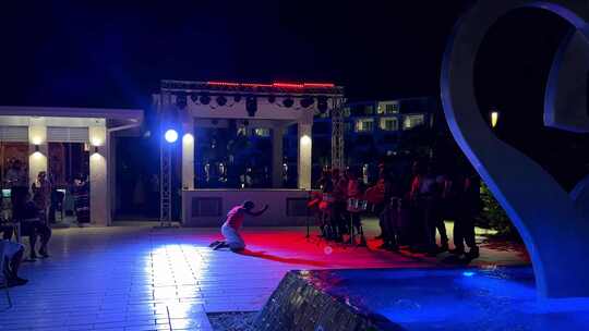 乐队表演舞蹈表演演出现场