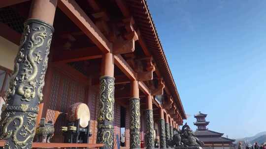 古建筑 古城  中国风建筑 明清风格建筑