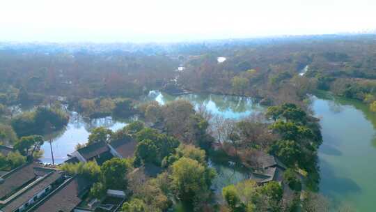 杭州西湖区西溪湿地美景风景视频素材