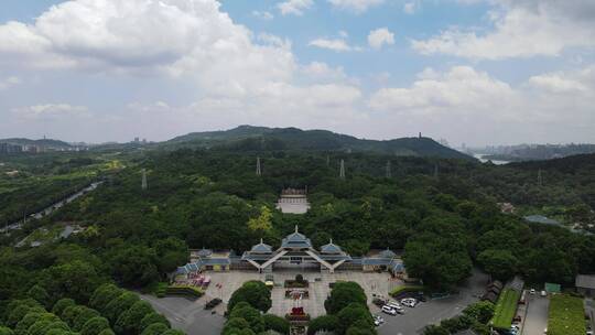 航拍广西南宁城市建设