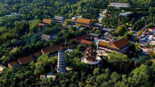 青岛湛山寺视频素材模板下载