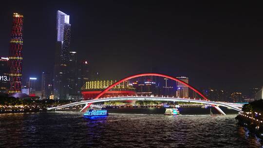 广州海心桥视频素材模板下载