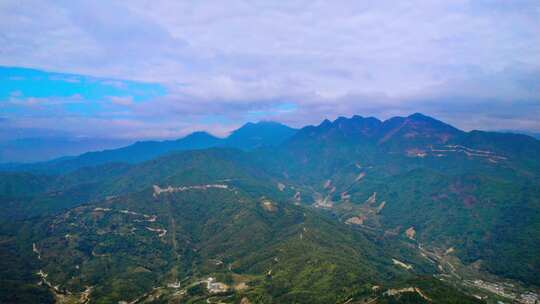 广东潮汕潮州市凤凰山茶园航拍