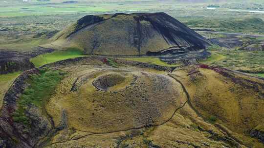 火山，已灭绝，火山口，火山