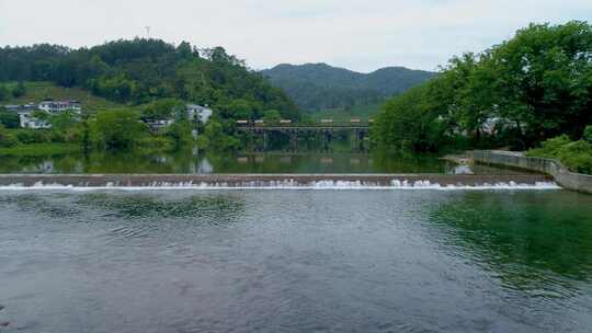 曹墩村生态茶园村航拍