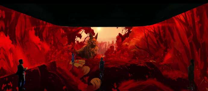 山海经-狼沉浸式空间效果