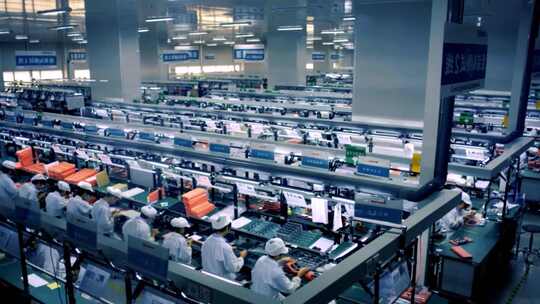 八九十年代 电子产品 生产车间 电子厂2