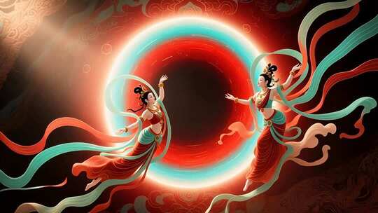 敦煌色质感光圈扩散合集4K