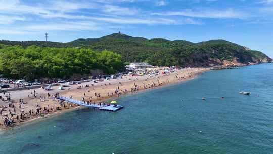 航拍大海 航拍沙滩 海岸线