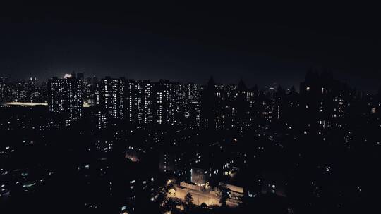上海城市夜景视频素材模板下载