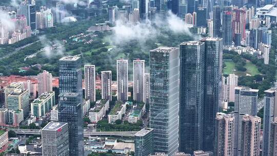 深圳城市云海航拍