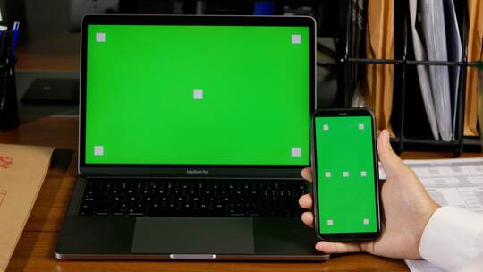屏幕抠像 绿屏可替换 手机电脑使用手机视频素材模板下载