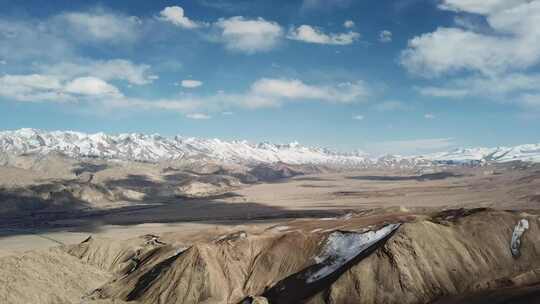 超清新疆喀什航拍公路丝绸之路旅行