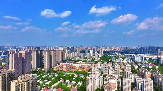 合肥城市航拍镜头